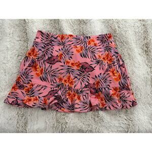 Tommy Bahama Women’s Golf Tennis Skort Size Large Stretch UPF 50 Pink Print